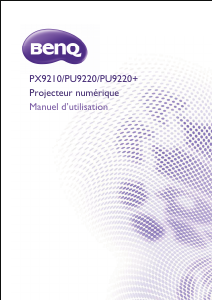 Mode d’emploi BenQ PU9220+ Projecteur