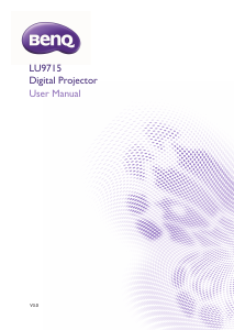 Manual BenQ LU9715 Projector