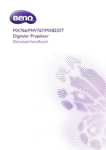 Bedienungsanleitung BenQ MX822ST Projektor