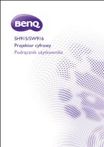 Instrukcja BenQ SW916 Projektor