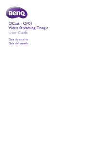 Manual de uso BenQ QP01 Proyector