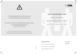 Manual ETNA CM344RVS Microwave
