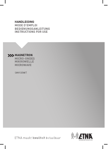 Handleiding ETNA SMV120WIT Magnetron