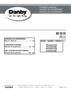 Mode d’emploi Danby DPA060B7WDB Climatiseur