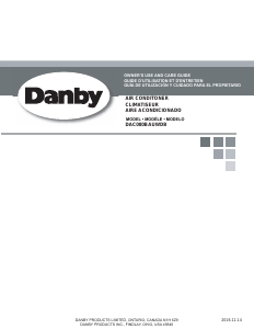 Mode d’emploi Danby DAC080BAUWDB Climatiseur