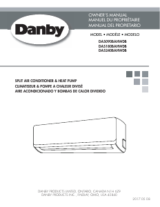 Manual de uso Danby DAS090BAHWDB Aire acondicionado