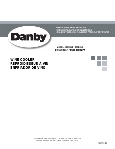 Manual de uso Danby DWC350BLP Vinoteca