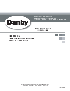 Manual Danby DKC054A1BSLDB Tap System