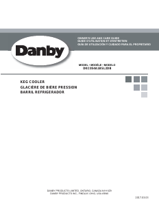 Manual Danby DKC054A1BSL2DB Tap System