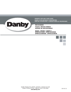 Manual Danby DMW11A4SDB Microwave