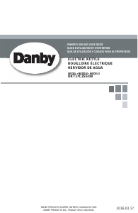 Manual Danby DKT17C2SSDB Kettle