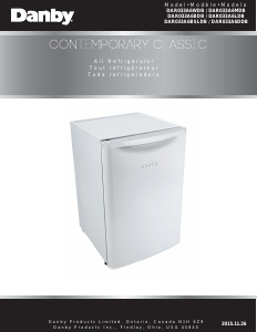 Manual Danby DAR033A6DDB Refrigerator