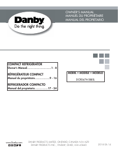 Handleiding Danby DCR047A1BBSL Koelkast