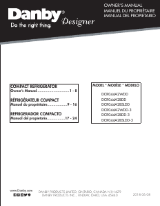 Mode d’emploi Danby DCR044A2BSLDD Réfrigérateur