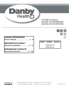 Handleiding Danby DH016A1W-1 Koelkast