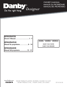 Manual de uso Danby DAR110A1WDD Refrigerador