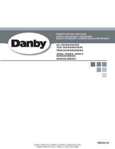 Manual de uso Danby DAR033A1BBUD2 Refrigerador