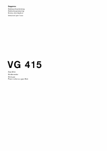 Manuale Gaggenau VG415211 Piano cottura