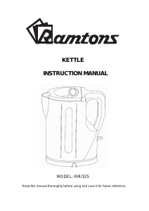 Manual Ramtons RM/325 Kettle
