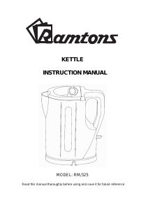Handleiding Ramtons RM/325 Waterkoker