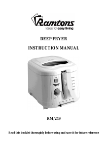 Manual Ramtons RM/249 Deep Fryer