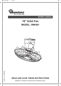 Manual Ramtons RM/461 Fan