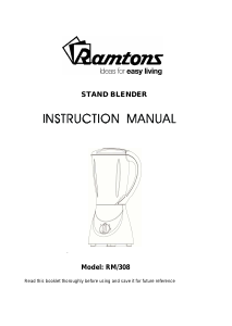 Handleiding Ramtons RM/308 Blender