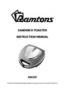 Handleiding Ramtons RM/197 Contactgrill