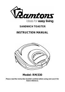 Handleiding Ramtons RM/330 Contactgrill