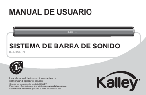 Manual de uso Kalley K-ABS40N Altavoz