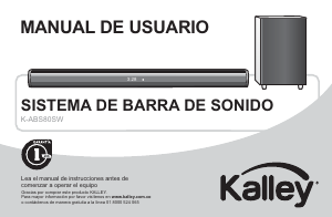 Manual de uso Kalley K-ABS80SW Altavoz