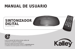 Manual de uso Kalley K-ASIT2N01 Receptor digital
