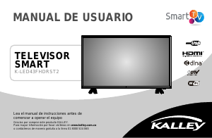 Manual de uso Kalley K-LED43FHDRST2 Televisor de LED