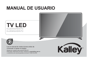 Manual de uso Kalley K-LED65UHDSVT2 Televisor de LED