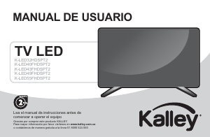 Manual de uso Kalley K-LED43FHDSPT2 Televisor de LED