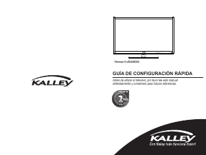 Manual de uso Kalley K-LED32HDZD Televisor de LED