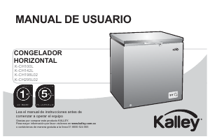 Manual de uso Kalley K-CH100L Congelador