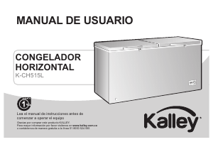 Manual de uso Kalley K-CH515L Congelador