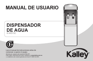 Manual de uso Kalley K-WD15C Dispensador de agua