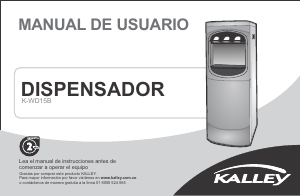 Manual de uso Kalley K-WD15B Dispensador de agua
