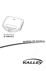 Manual de uso Kalley K-SM101 Grill de contacto