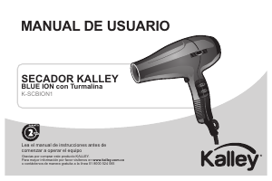 Manual de uso Kalley K-SCBION1 Secador de pelo