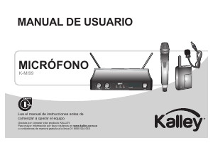 Manual de uso Kalley K-MI99 Micrófono