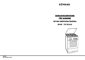 Bedienungsanleitung Bomann GH 487 Herd