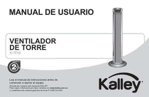 Manual de uso Kalley K-TF45 Ventilador