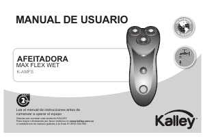 Manual de uso Kalley K-AMFS Afeitadora