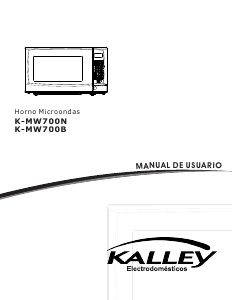 Manual de uso Kalley K-MW700 Microondas
