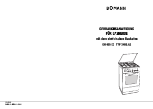 Bedienungsanleitung Bomann GH 495 IX Herd