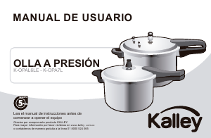 Manual de uso Kalley K-OPA7L Olla a presión
