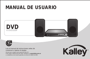 Manual de uso Kalley K-DVD103P Reproductor DVD